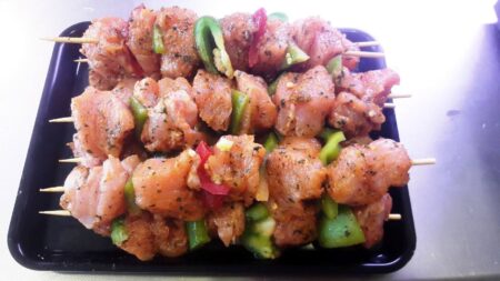 Brochettes de volaille nature 200gr