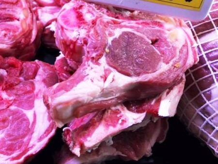 Côte d'agneau 200 g.