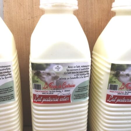 Lait pasteurisé demi-écrémé 1L.