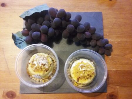 Fromage frais de chèvre - Noix, noisettes & miel