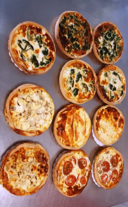 Quiche chèvre poireaux