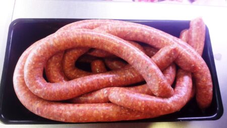 Saucisse de volaille +/- 500 g.