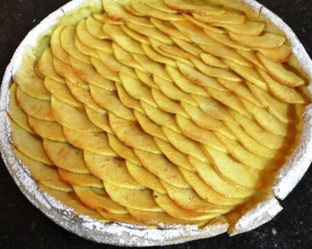 Tarte pommes tranchées 4/6/8 p.