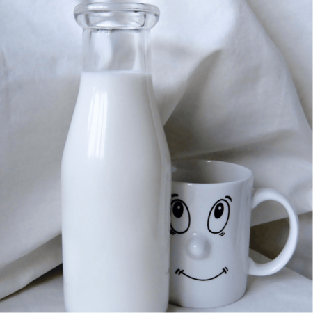 Lait de vache cru entier / 1 L.