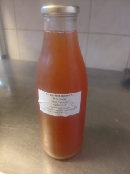Jus de pommes-fraises - 1 L