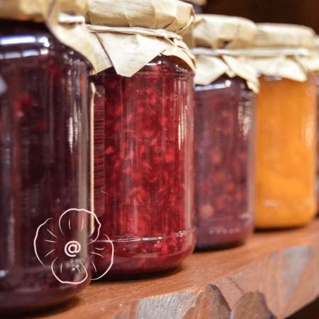 Confiture de fraises +/- 350 g.