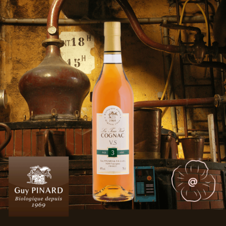 Cognac * * * VS Bio 3 ans de vieillissement en fût - 70 cl