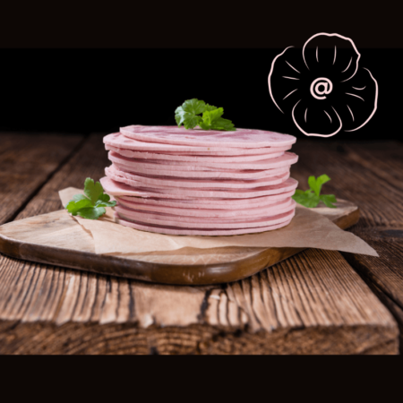 Saucisson au jambon /100 g.