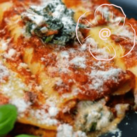 Cannelloni épinard-ricotta / portion