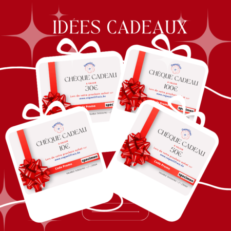Bon cadeau de 10-30-50-100 €