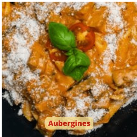 Pâtes Aubergines