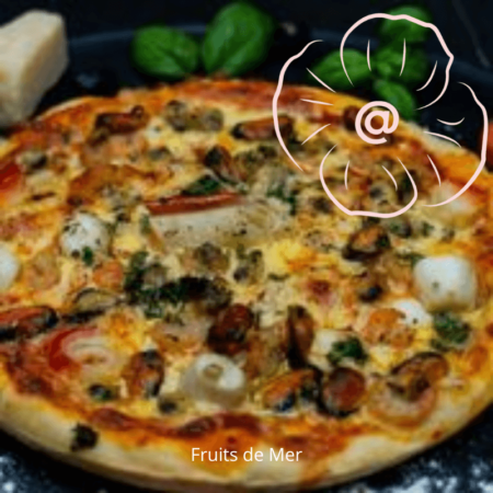 Pizza fruits de mer
