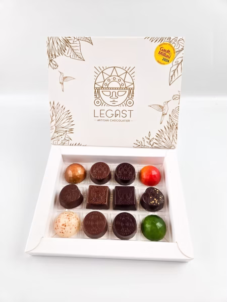 Boite 12 Pralines 'From the Bean' - 125g (Small drawer)