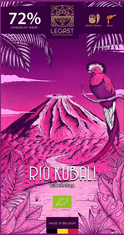 Tablette - Rio Kubali Noir 72%