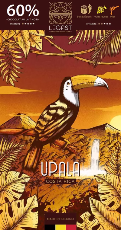 Tablette - Upala- Costa Rica Dark Milk 60% (Noir - Lait)