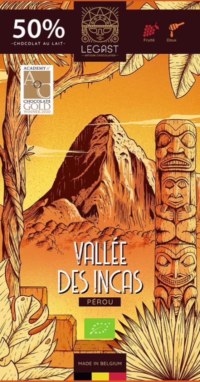 Tablettes - Vallée des Incas Lait 50 %