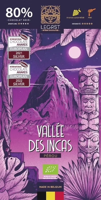 Tablette - Vallée des Incas Noir 80%