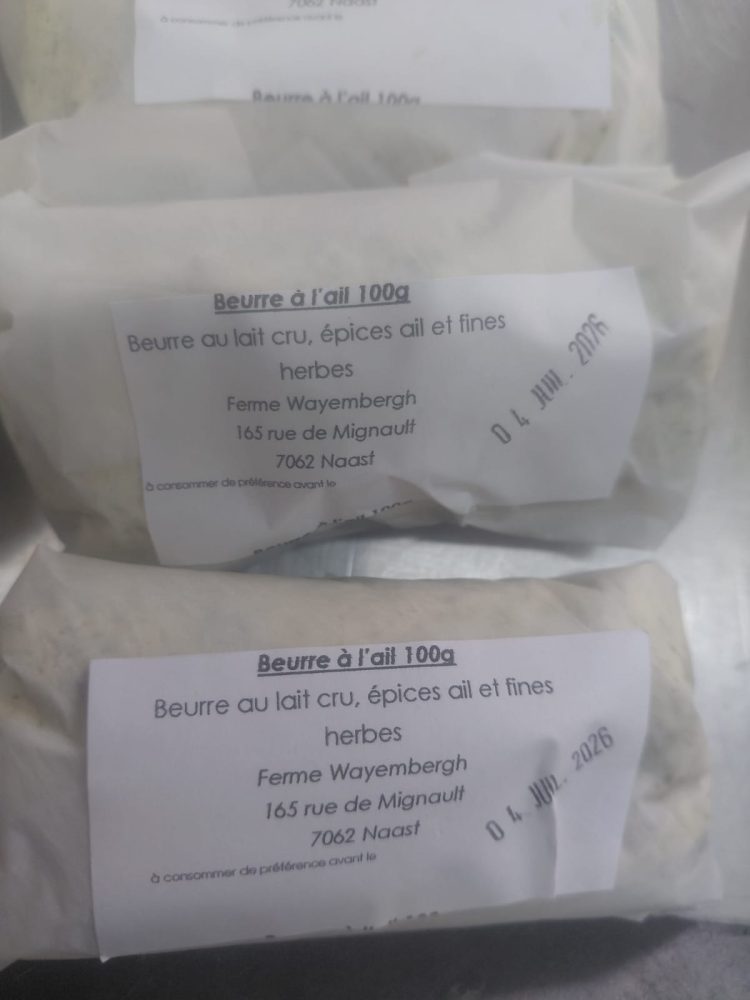 Beurre à l’ail & fines herbes – 100 g