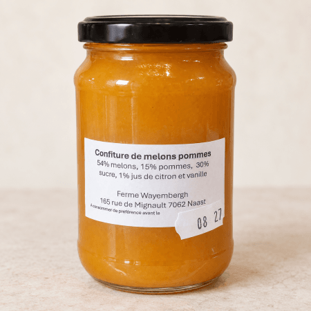 Confiture de melons et pommes
