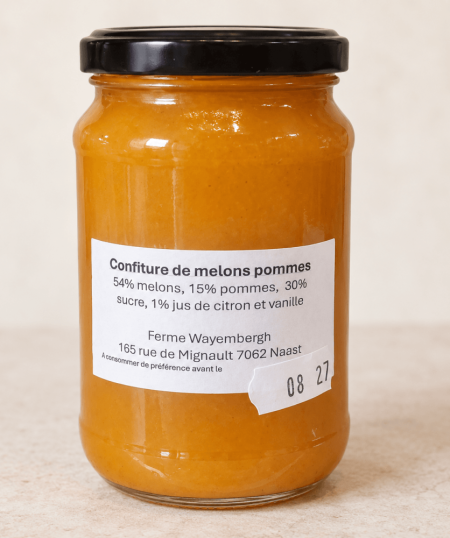Confiture de melons et pommes
