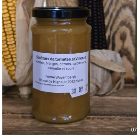 Confiture de tomates Saint-Vincent